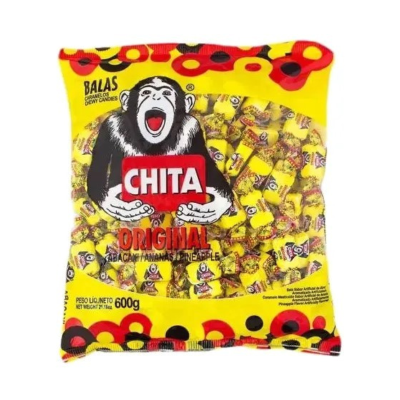 Bala Chita Abacaxi Pct 500g