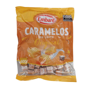 Bala Caramelos ao Leite Original Pct 660g Embare
