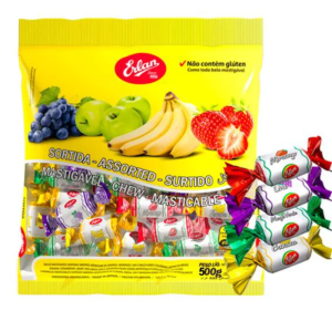 Bala Sortida Erlan Pct 500g