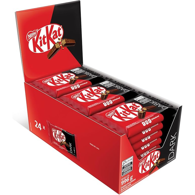 Chocolate KitKat Chocolate Dark Dp 24un 996g