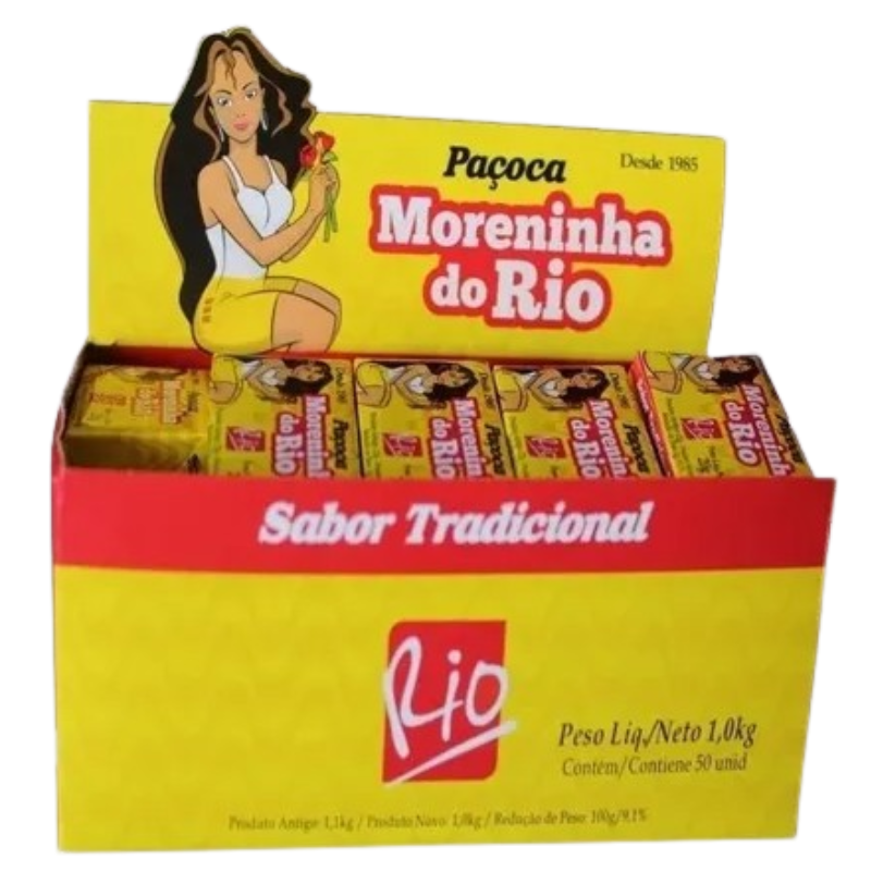 Doce Paçoca Quad More do Rio Dp1kg 50Un