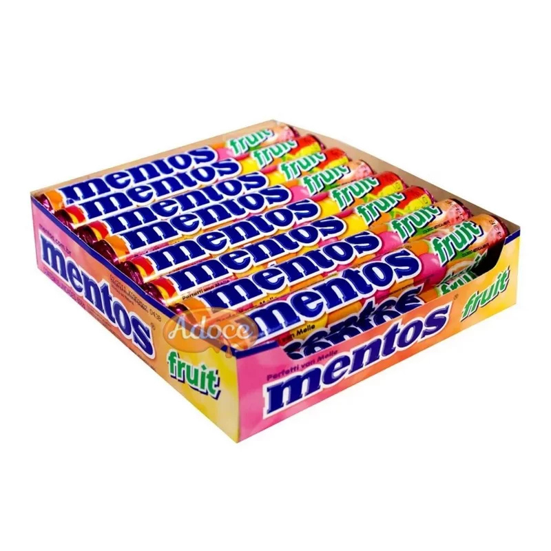 Bala Mentos Fruit Dp 600g