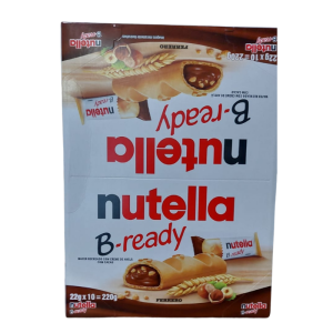 Biscoitos Wafer Nutella B-ready 22g DP10un Ferrero