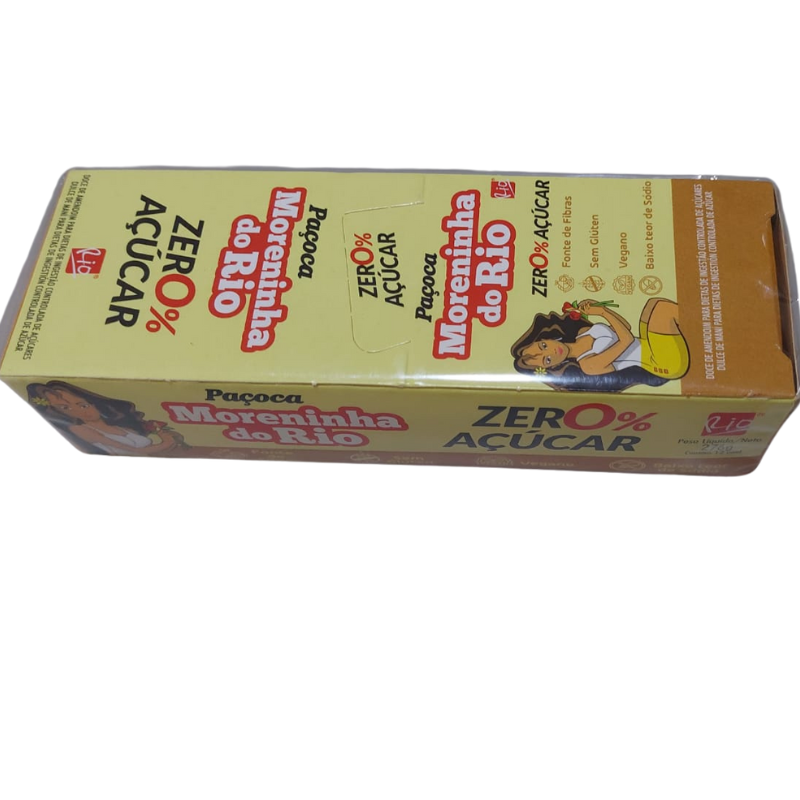 Doce Paçoca Moreninha Do Rio Zero Açúcar Dp 276g 12Un