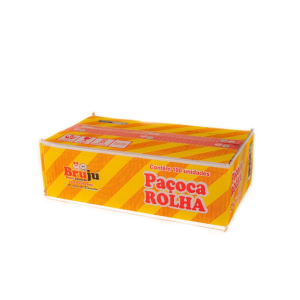 Doce Paçoca Rolha 1,5kg Cx 100Un Brujú