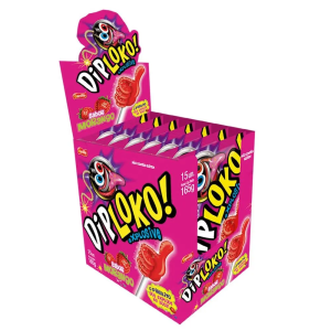 Pirulito Diploko Explode Na Boca Morango Dp165g 15Un de 11g
