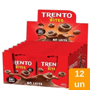 Chocolate Trento Bites Ao Leite Dp 480g 12Pct 40g Peccin
