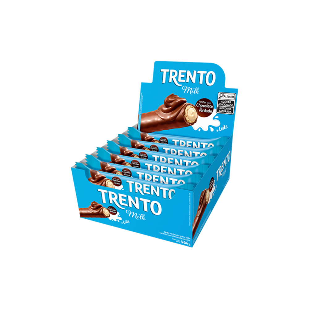 Chocolate Trento Milk 512g 16Un Peccin