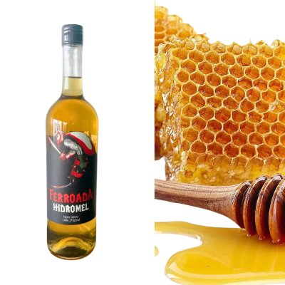 Hidromel Ferroada Tradicional Seco 750ml Sabor Agradável